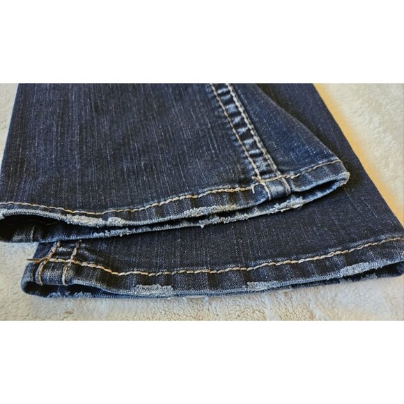 Silver Jeans Women 25W/L30 Suki Surplus Slim Bootcut Low Rise Dark Wash - Picture 3 of 14